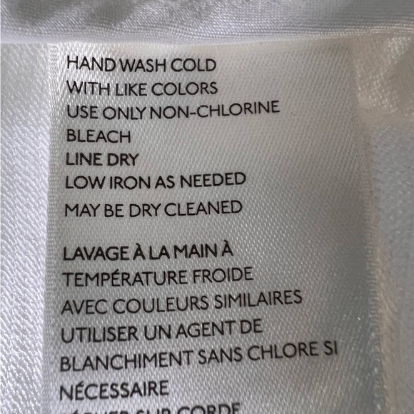 Anthropologie White TIe Front Tunic Vest Size Medium Large - Picture 13 of 14